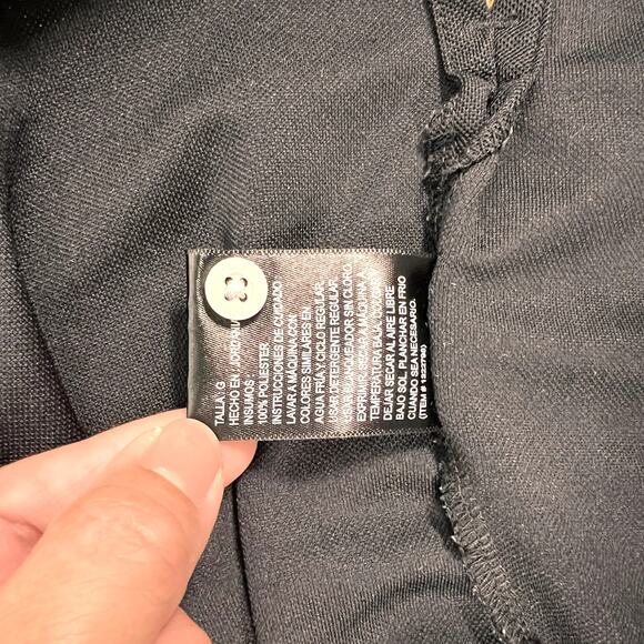 Pebble Beach Golf Men's Dri-Luxe Performance Polo Shirt Black Gray Size Large - Picture 7 of 8